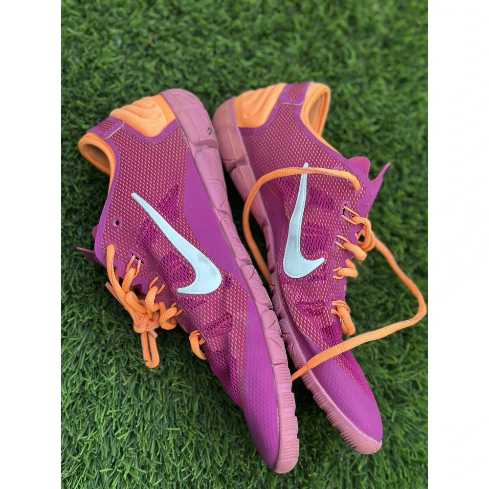 Nike Free Bionic Women's Training Shoes Purple Orange US 9 EU 40.5 599269-501